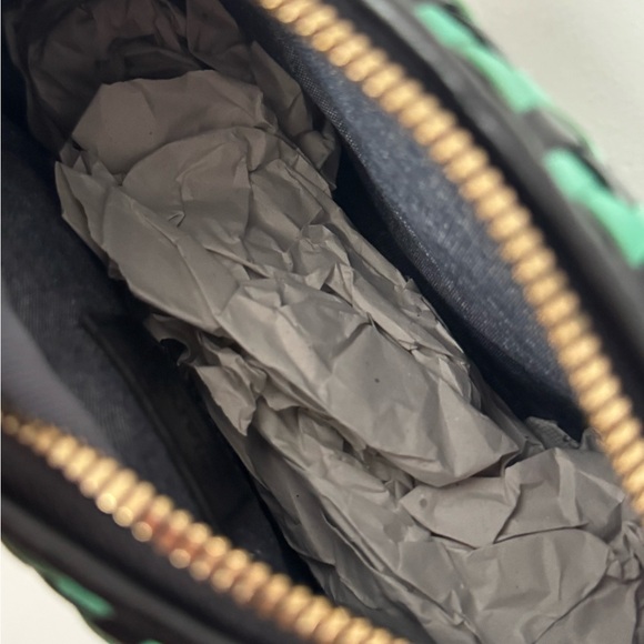 Clare V. Midi Sac Mint Opal/Black Zig Zag NWT - Picture 8 of 8